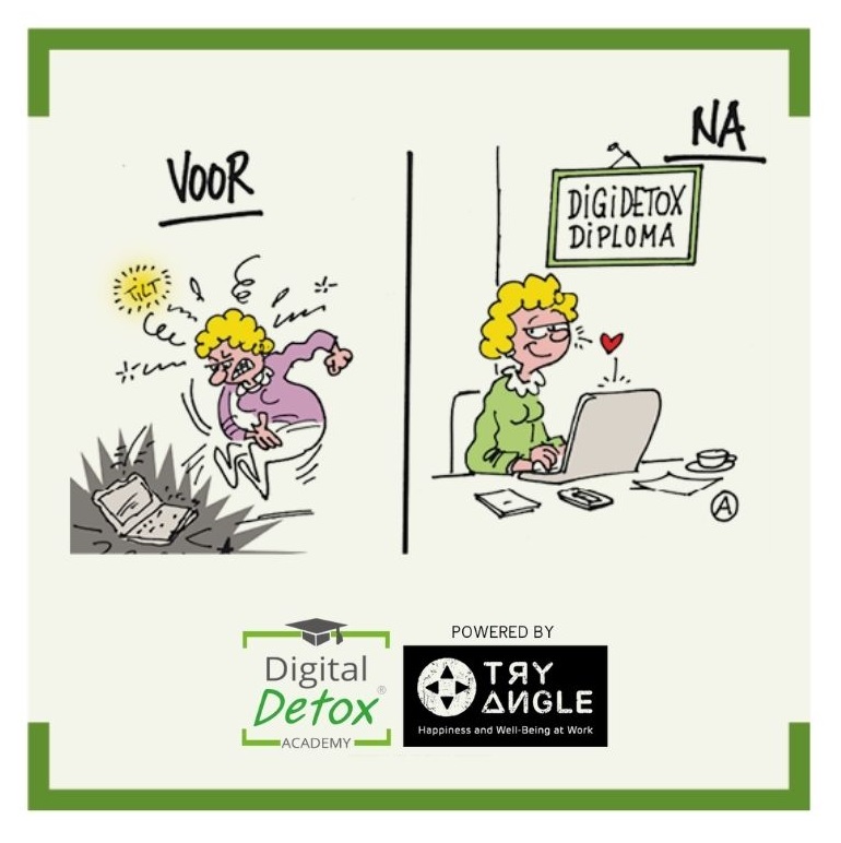 Digital Detox voor - na