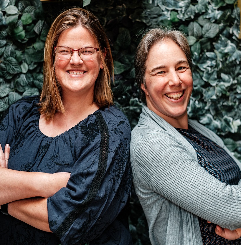 Griet en Kim van Tryangle